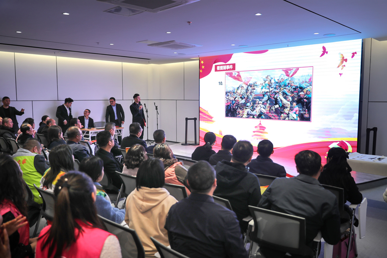 县劳模先进红色经典诵读分享会